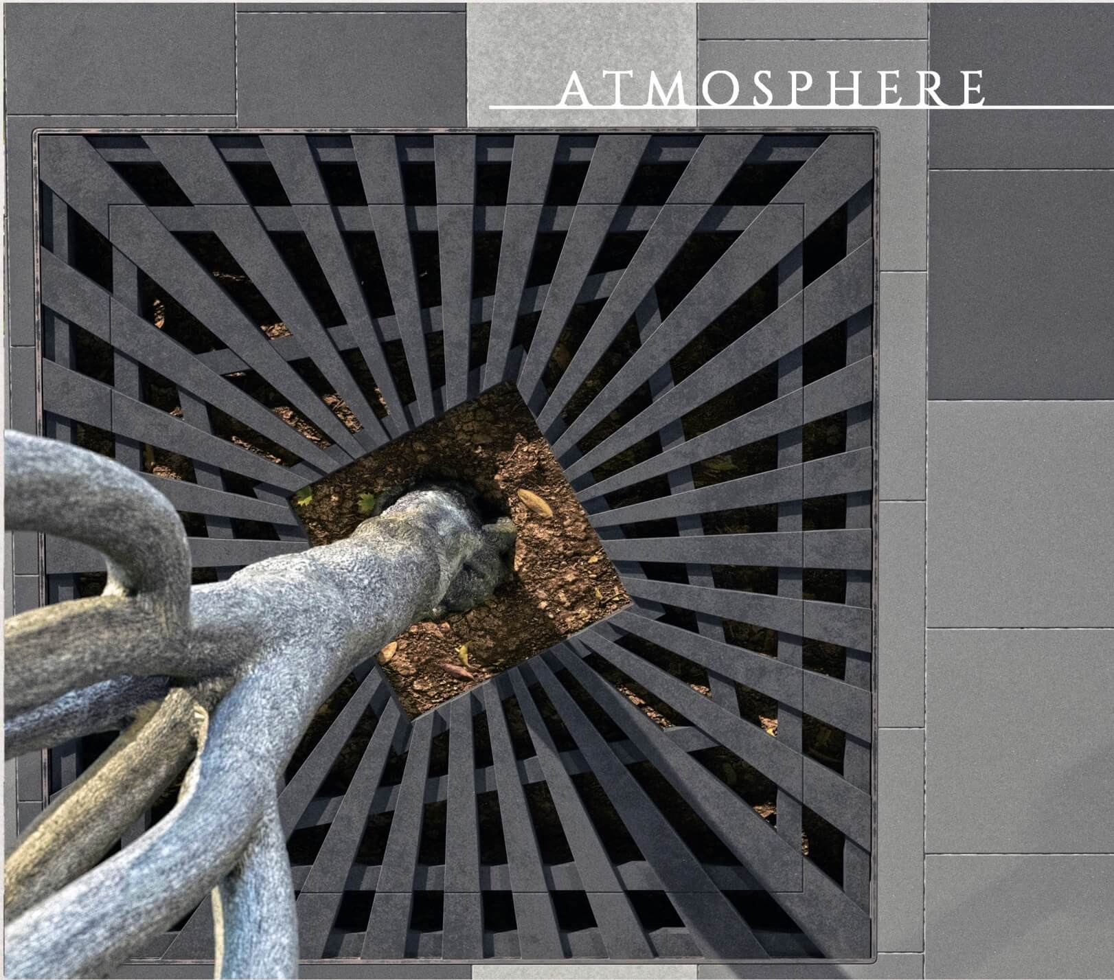 Приствольная решетка для дерева ZKING ATMOSPHERE 1.2х1.2м Черная в Минске фото