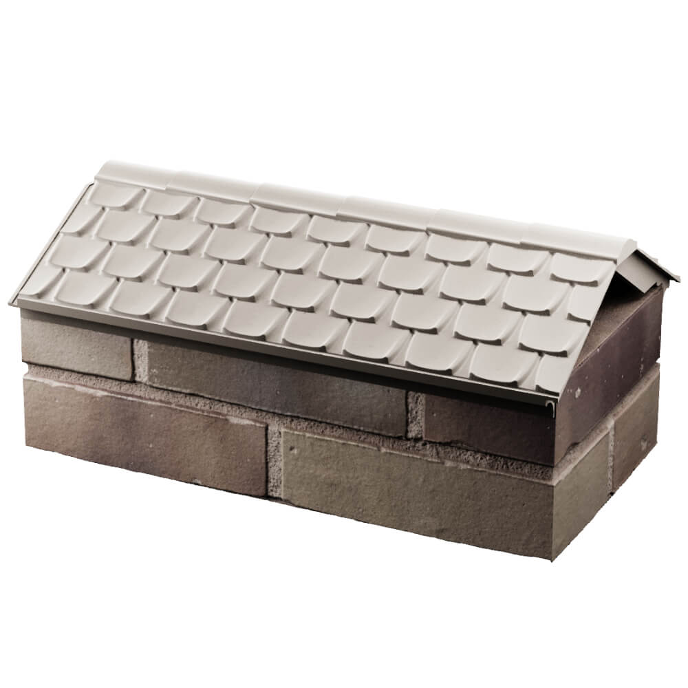 Парапет Zking Эльбрус Бежевый с посадкой на 1 кирпич (255мм) в Минске фото