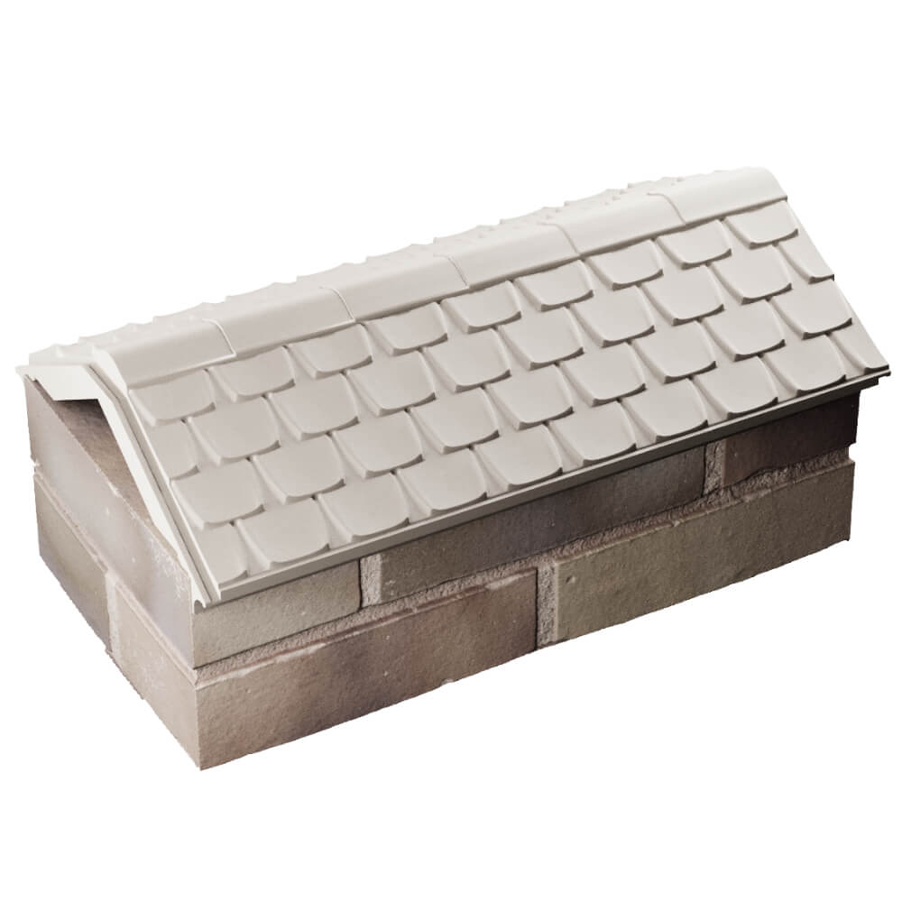 Парапет Zking Эльбрус Бежевый с посадкой на 1 кирпич (255мм) в Минске фото