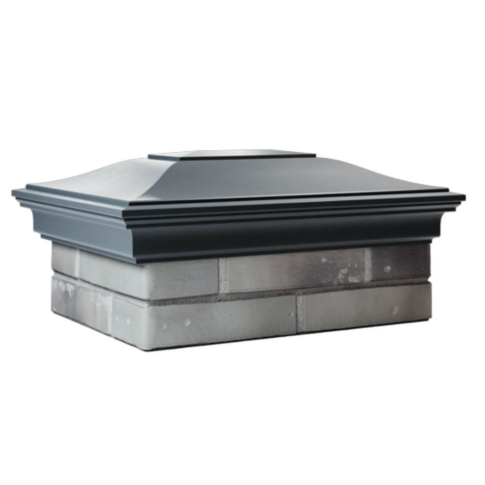 Колпак Zking Монблан Серый на столб 2х1.5 кирпича (515х385мм) в Минске фото