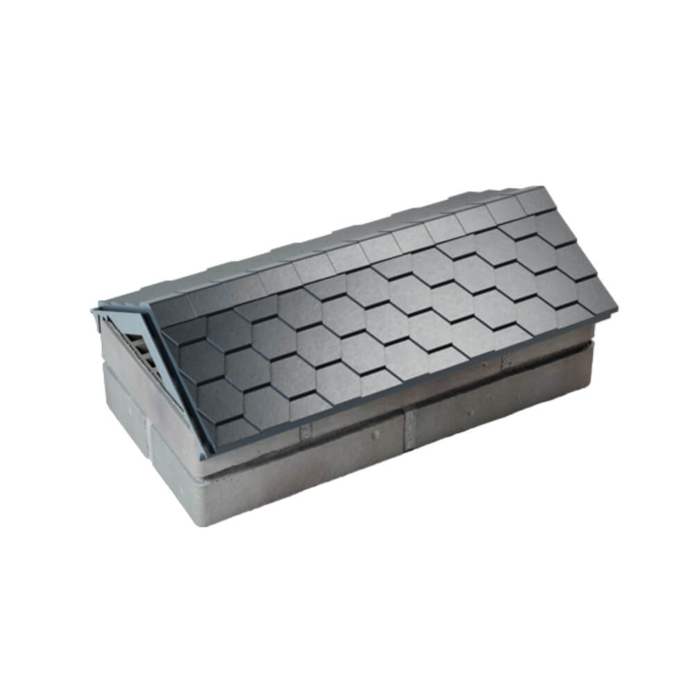 Парапет Zking Эверест Серый с посадкой на 1 кирпич (200/225/255мм) в Минске фото