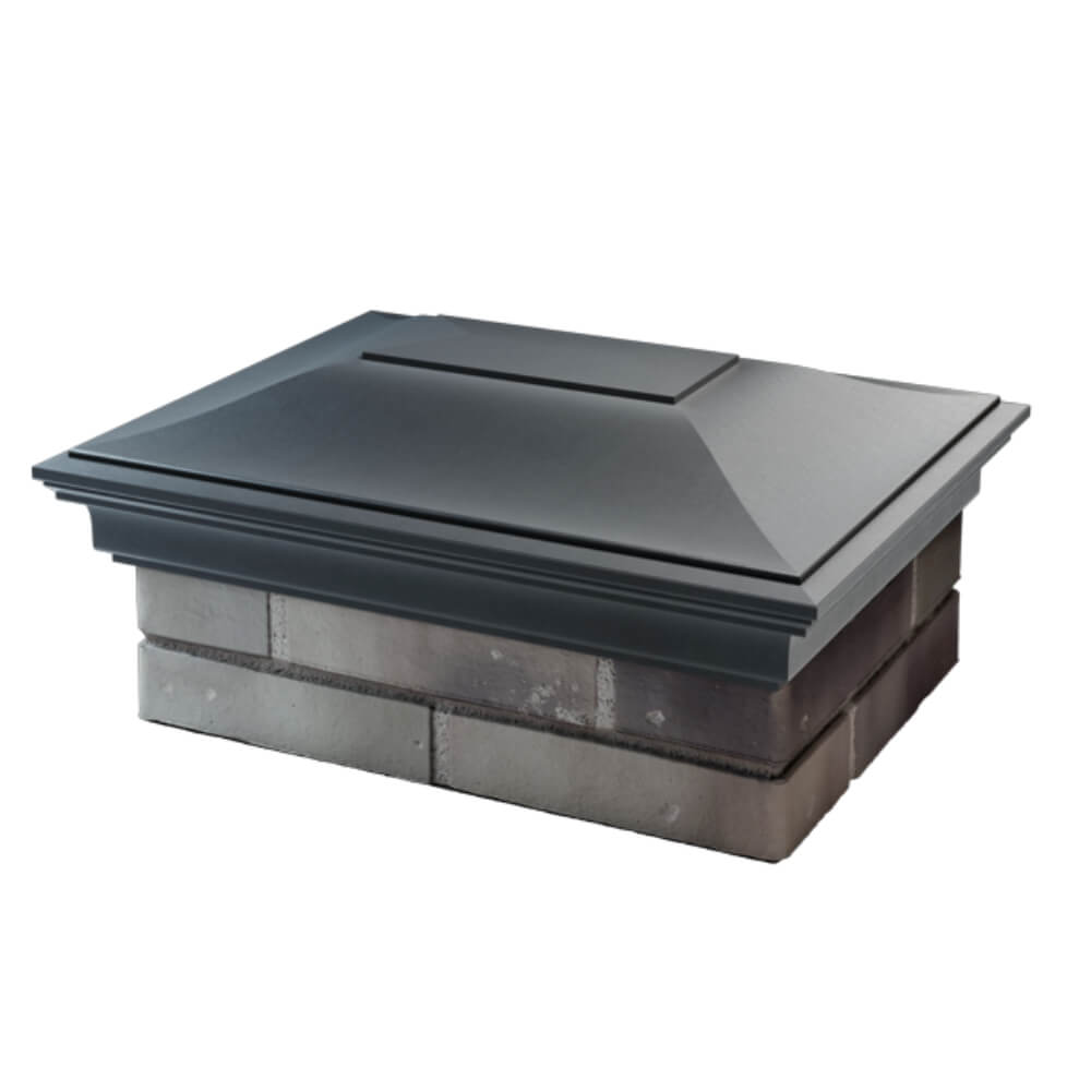 Колпак Zking Монблан Серый на столб 2х1.5 кирпича (515х385мм) в Минске фото