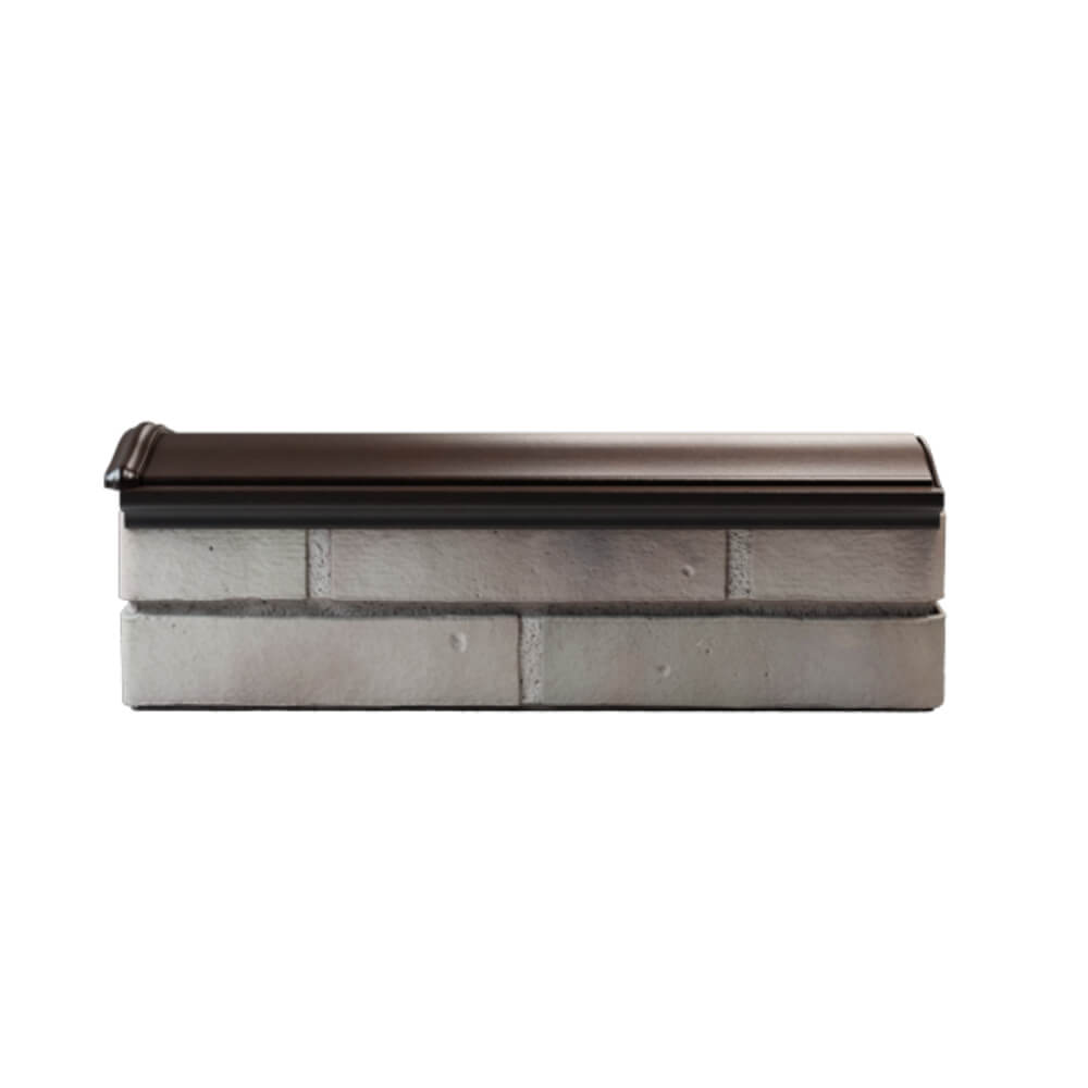 Парапет Zking Монблан Коричневый посадка на 0.5 кирпича (130мм) в Минске фото