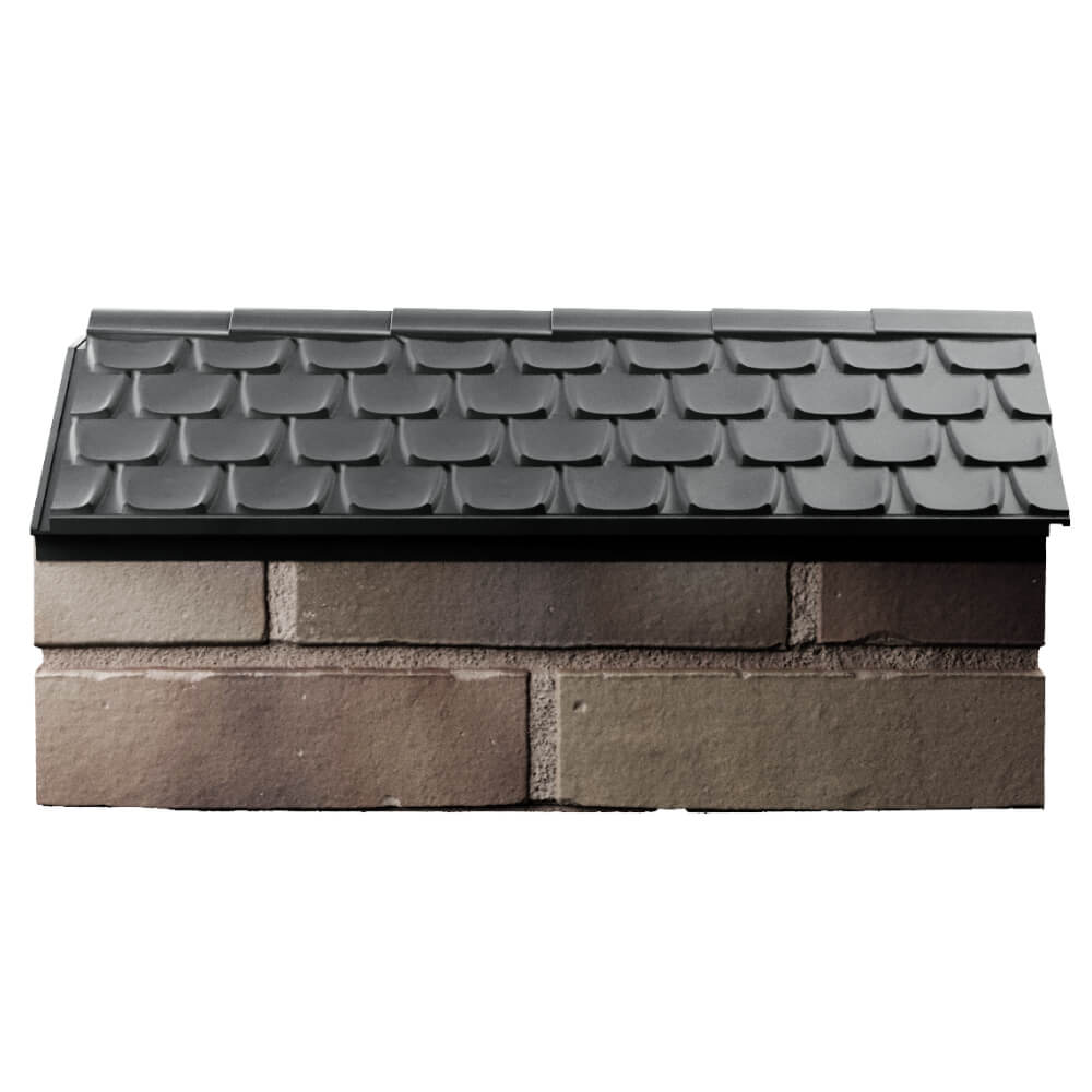 Парапет Zking Эльбрус Серый с посадкой на 1 кирпич (255мм) в Минске фото