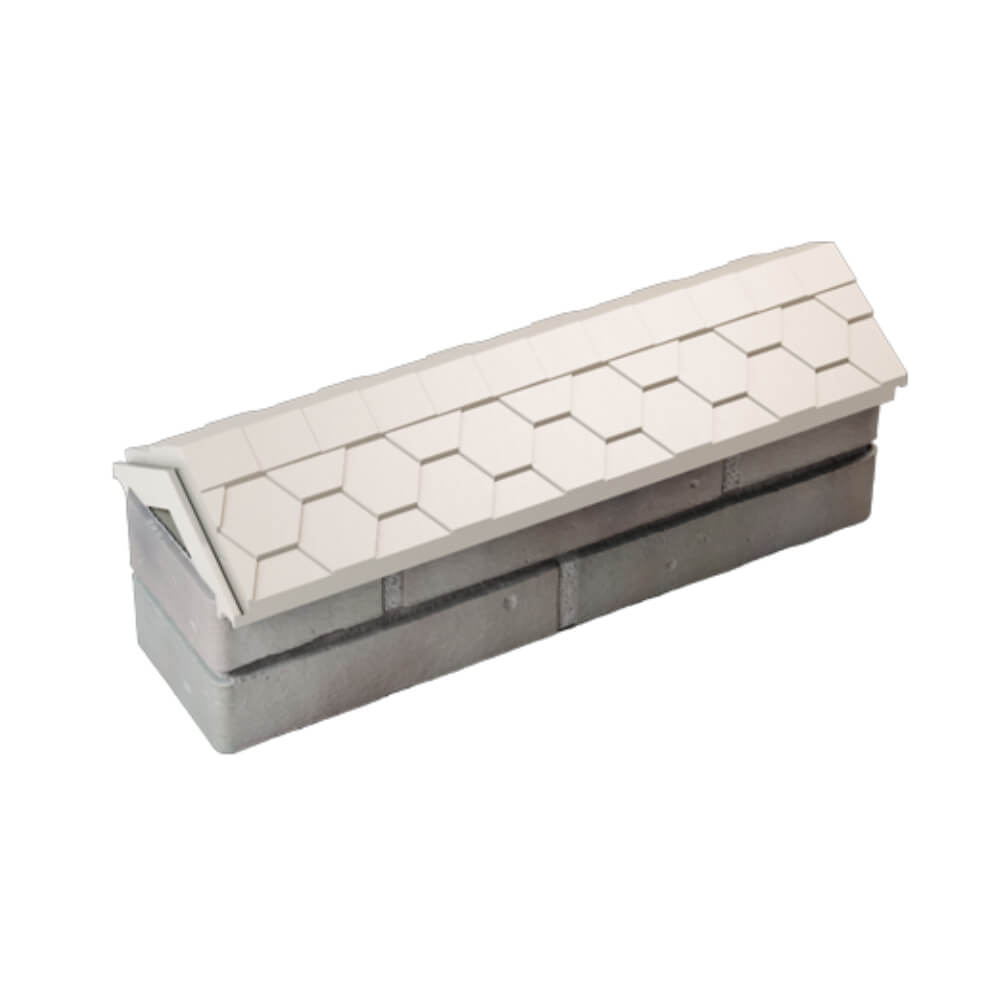 Парапет Zking Эверест Бежевый с посадкой на 0.5 кирпича (130мм) в Минске фото