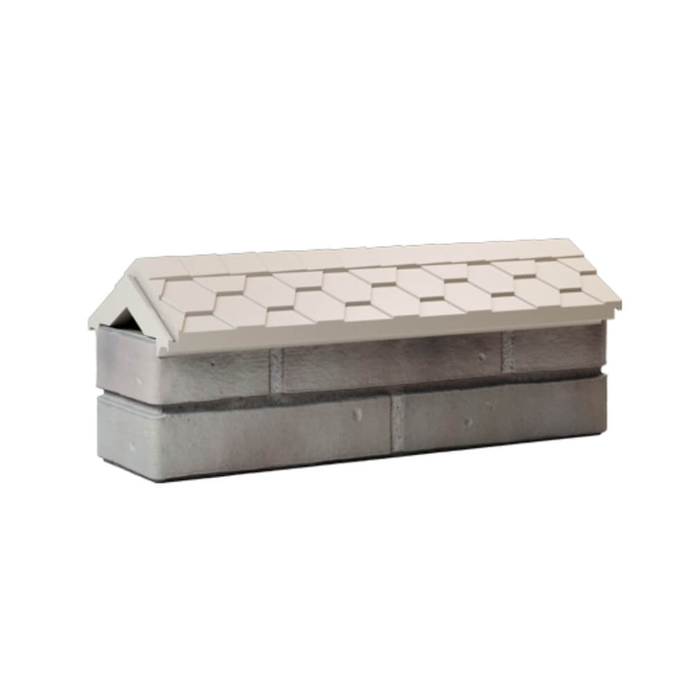 Парапет Zking Эверест Бежевый с посадкой на 0.5 кирпича (130мм) Минск фото