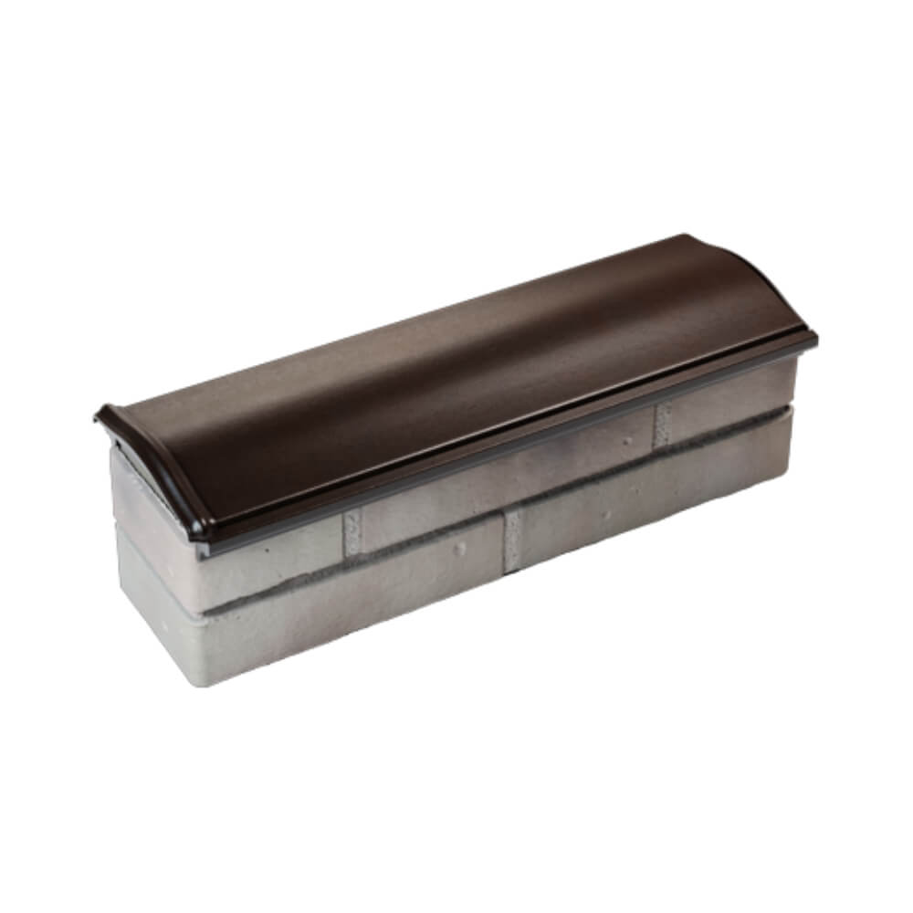 Парапет Zking Монблан Коричневый посадка на 0.5 кирпича (130мм) в Минске фото