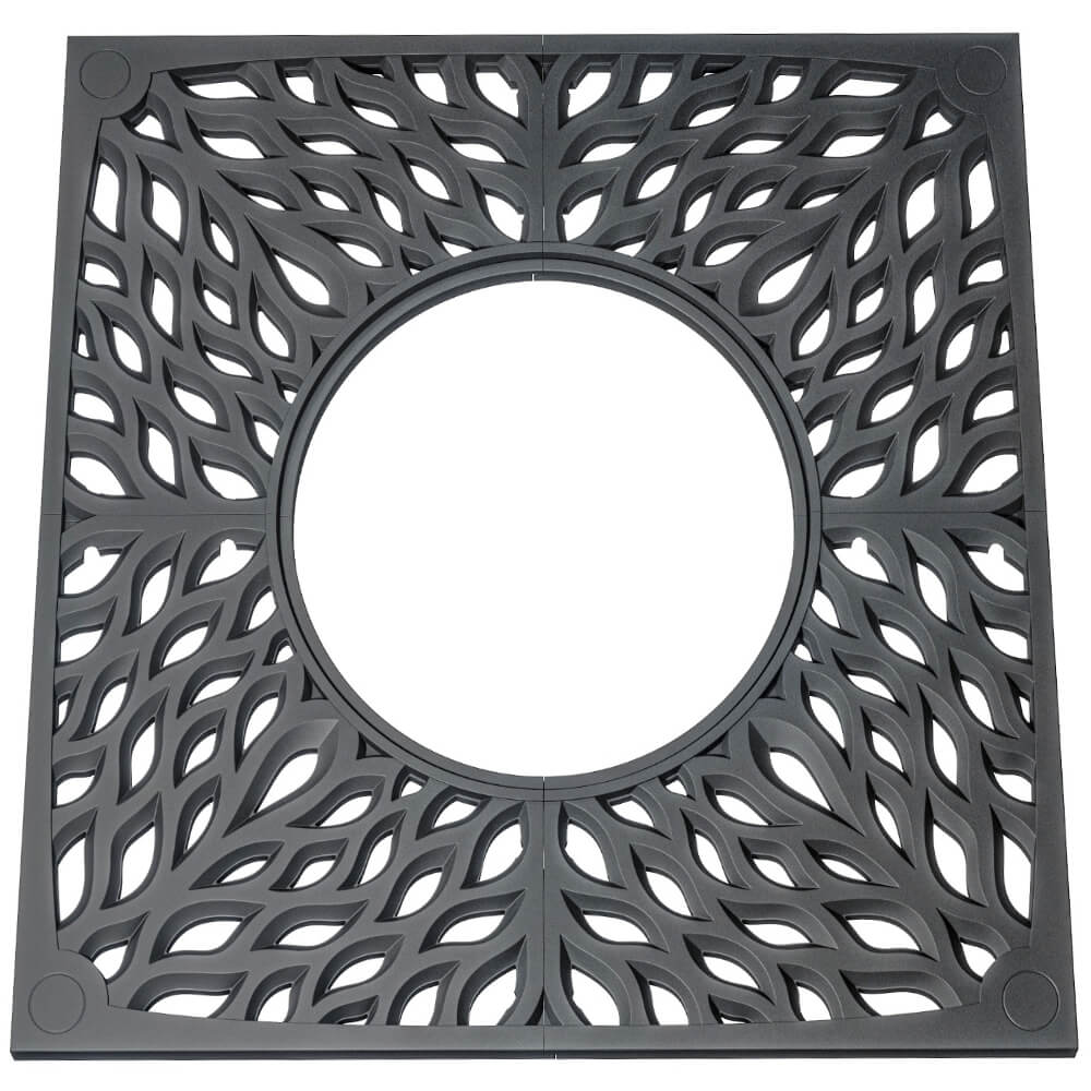 Приствольная решетка для дерева ZKING CRUST 2х2м Черная Минск фото