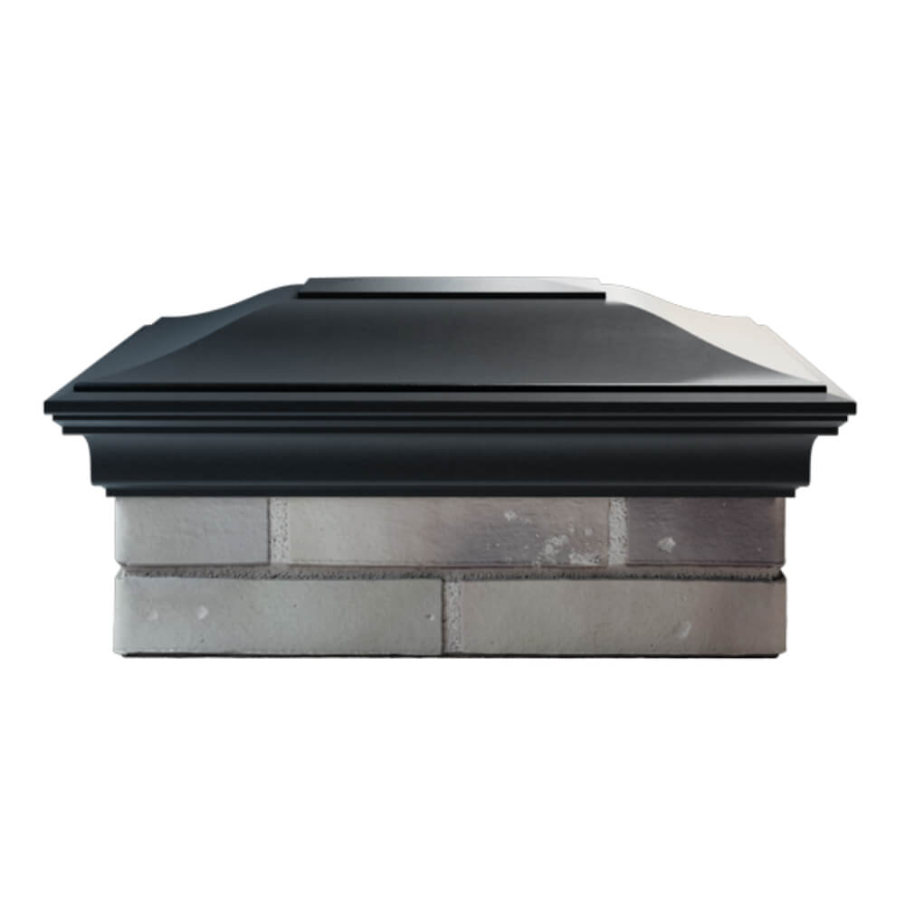 Колпак Zking Монблан Черный на столб 2х1.5 кирпича (515х385мм) в Минске фото