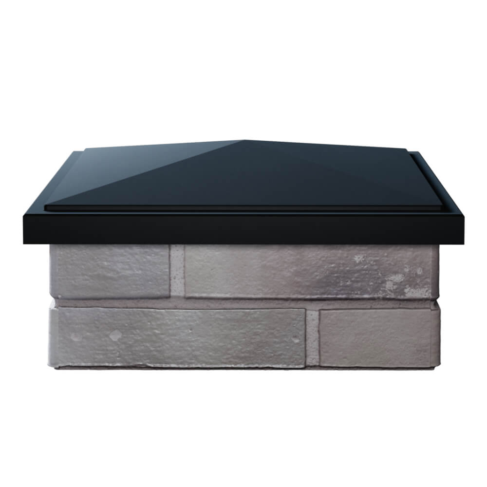 Колпак Zking БонаМоно Черный на столб 1.5х1.5 кирпича (385х385, 400х400мм) Минск фото