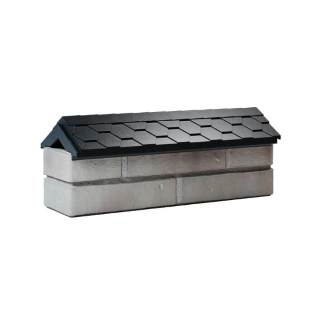 Парапет Zking Эверест Черный с посадкой на 0.5 кирпича (130мм) Минск фото