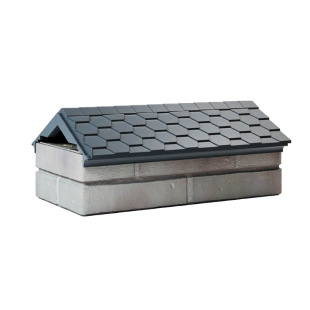 Парапет Zking Эверест Серый с посадкой на 1 кирпич (200/225/255мм) Минск фото