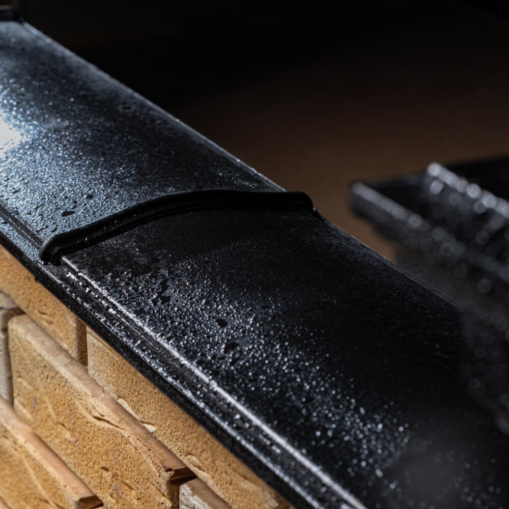 Парапет Zking Монблан Черный посадка на 0.5 кирпича (130мм) в Минске фото