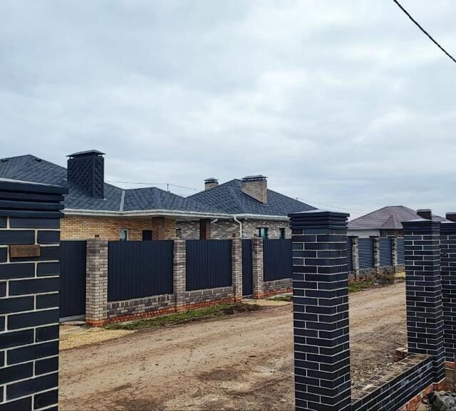 Колпак Zking Бона ХайТек Серый на столб 1.5х1.5 кирпича (385х385мм) в Минске фото