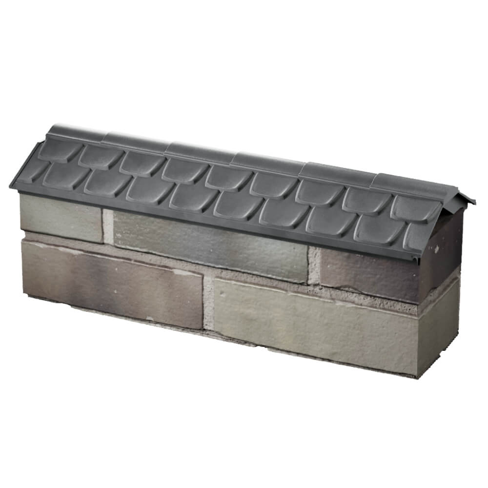 Парапет Zking Эльбрус Серый с посадкой на 0.5 кирпича (130мм) в Минске фото