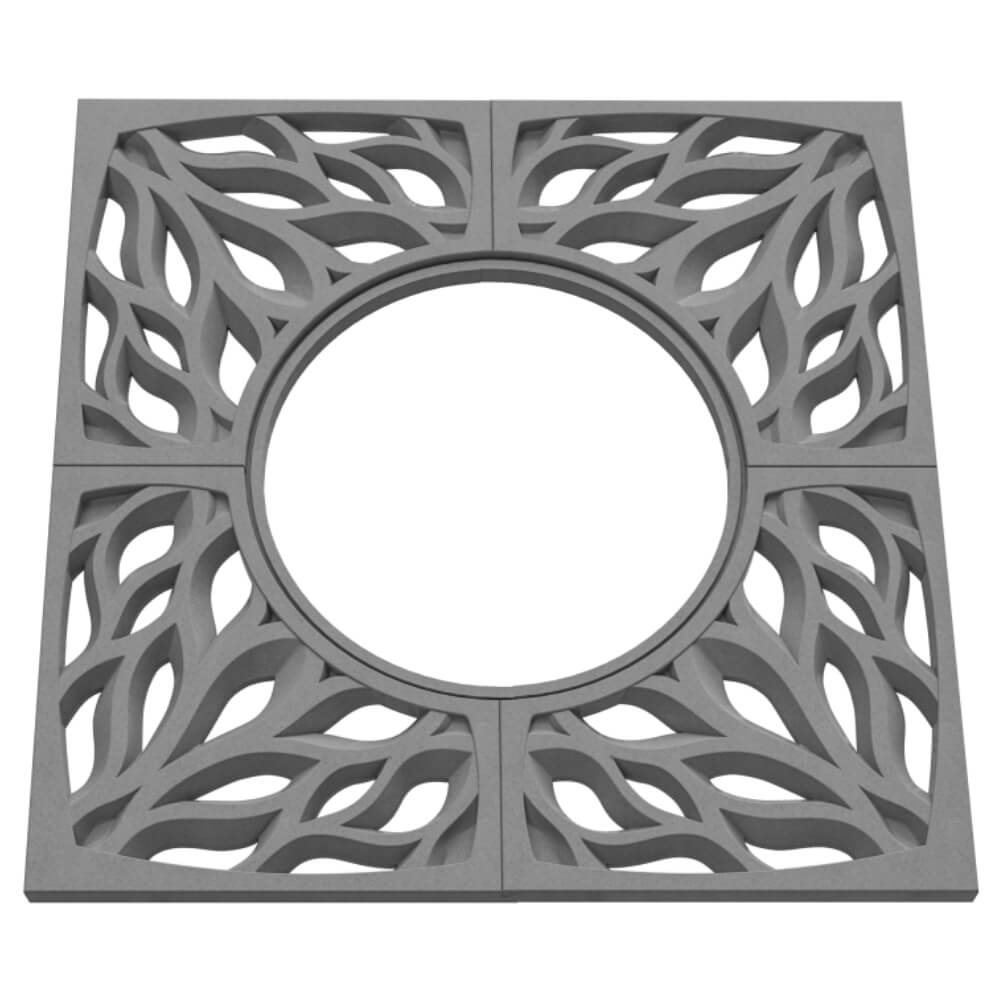 Приствольная решетка для дерева ZKING CRUST 1.2х1.2м Серая в Минске фото