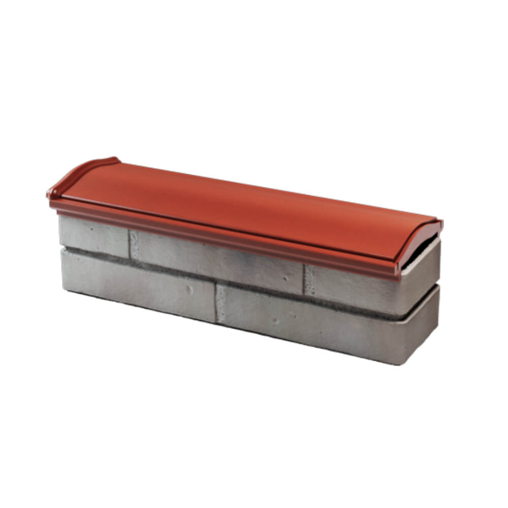 Парапет Zking Монблан Красный посадка на 0.5 кирпича (130мм) в Минске фото