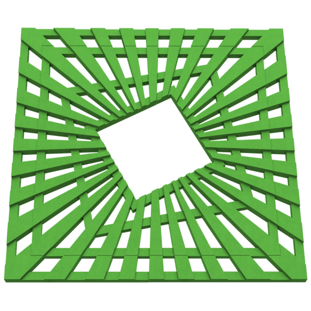 Приствольная решетка для дерева ZKING ATMOSPHERE 1.2х1.2м Зеленая в Минске фото