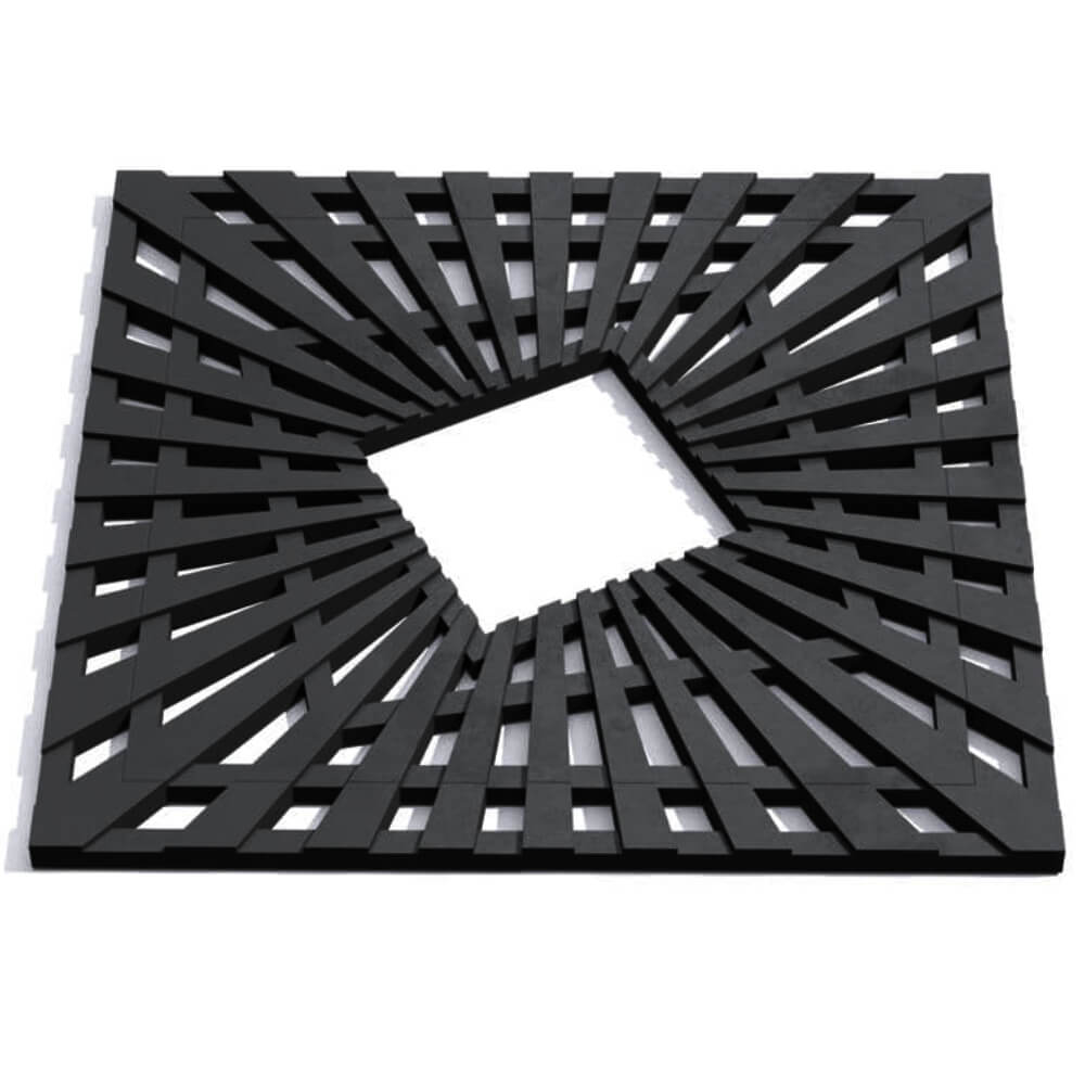 Приствольная решетка для дерева ZKING ATMOSPHERE 1.2х1.2м Черная Минск фото