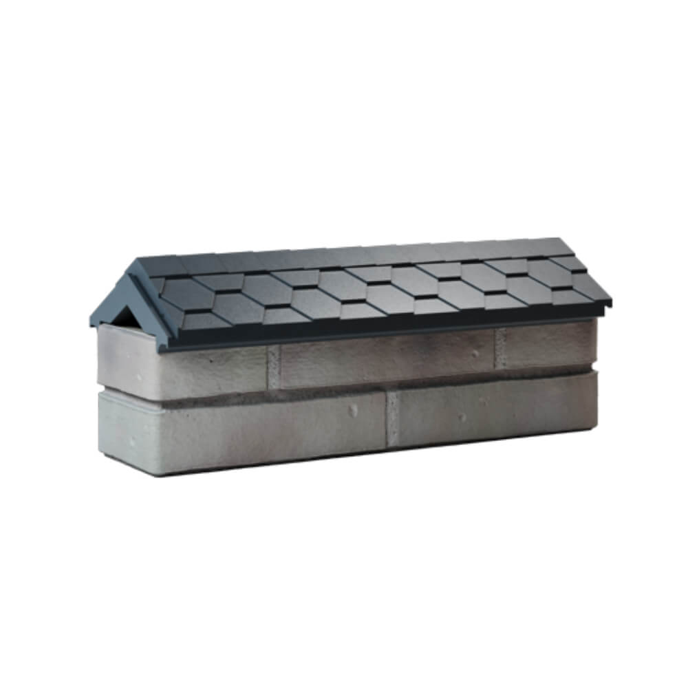 Парапет Zking Эверест Серый с посадкой на 0.5 кирпича (130мм) Минск фото