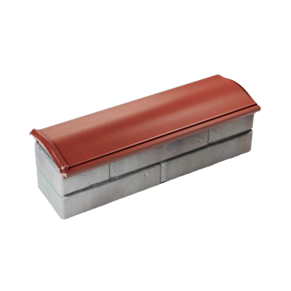 Парапет Zking Монблан Красный посадка на 0.5 кирпича (130мм) в Минске фото