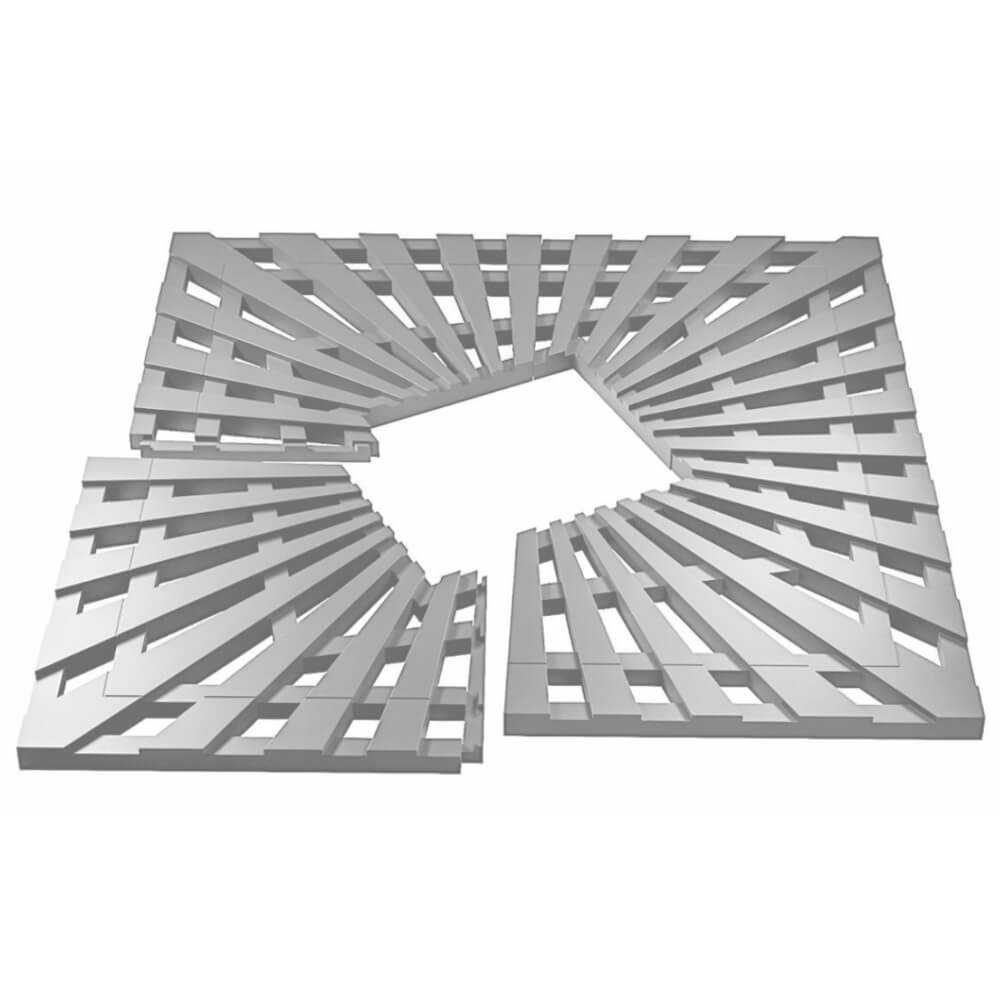 Приствольная решетка для дерева ZKING ATMOSPHERE 1.2х1.2м Бежевая в Минске фото