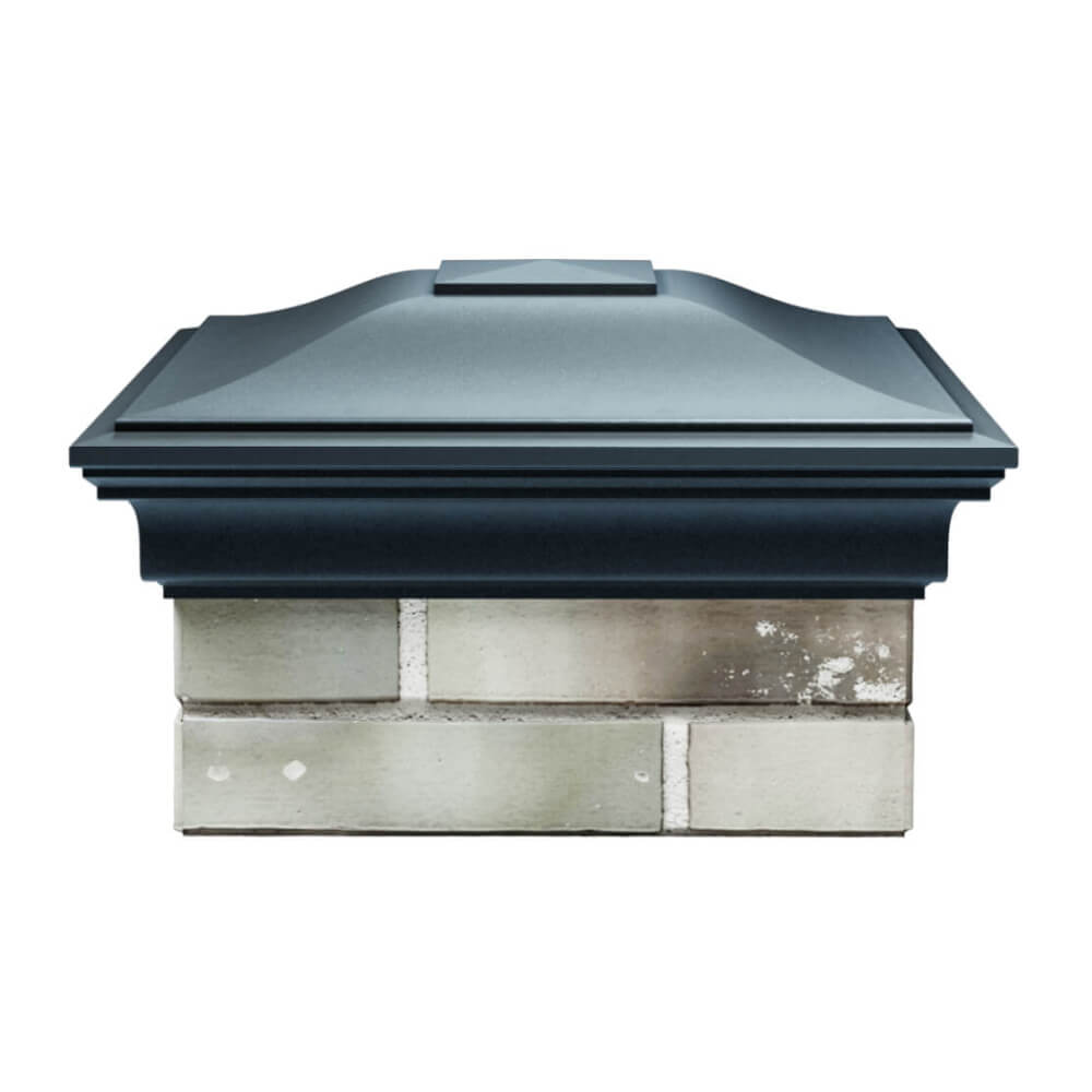 Колпак Zking Монблан Серый на столб 1.5х1.5 еврокирпича 0.7НФ (355х355мм) Минск фото