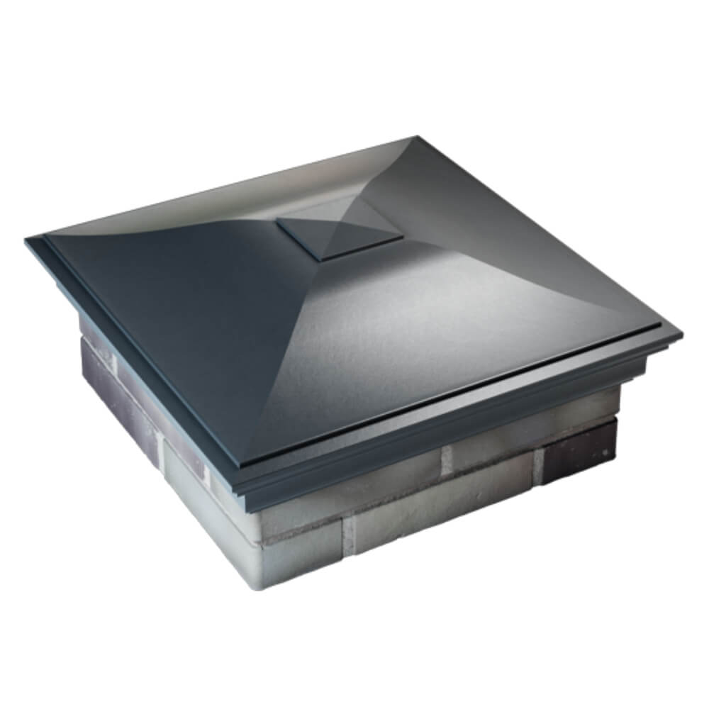 Колпак Zking Монблан Серый на столб 2х2 кирпича (515х515мм) Минск фото