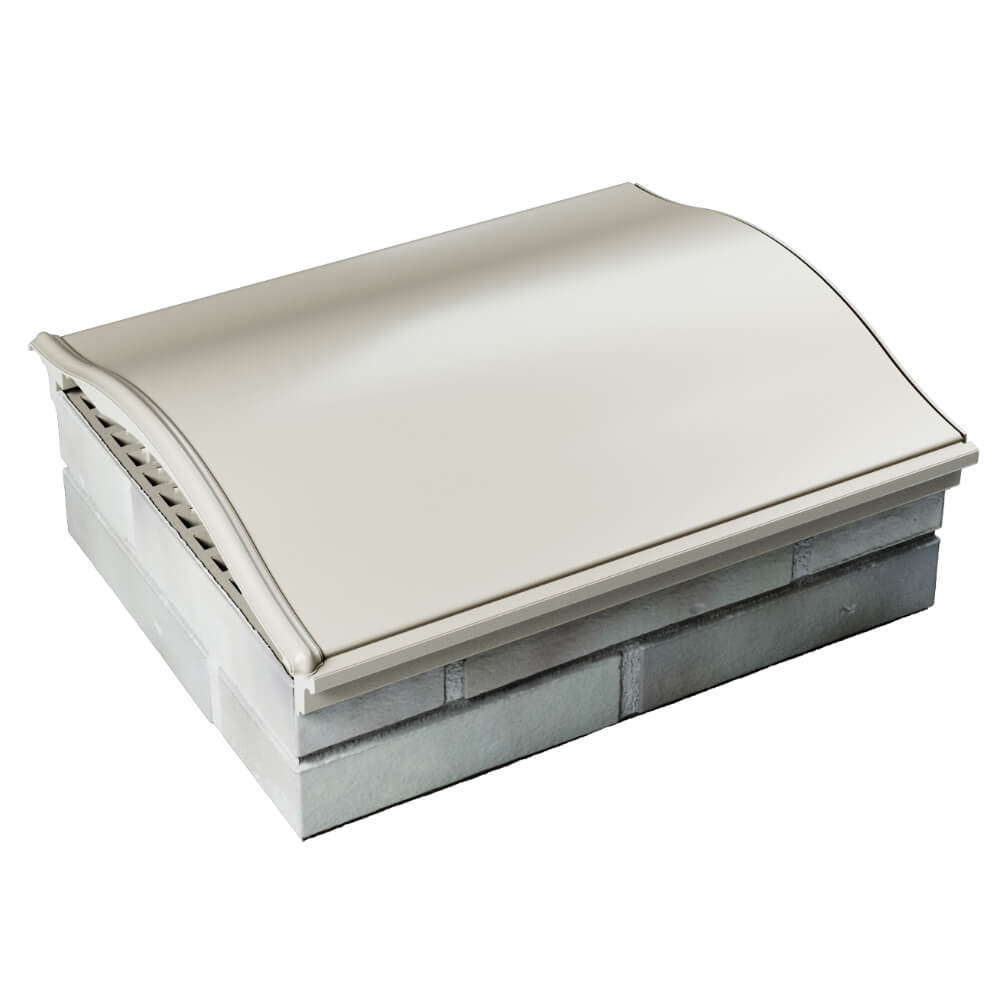 Парапет Zking Монблан Бежевый посадка на 1.5 кирпича (355/385мм) в Минске фото