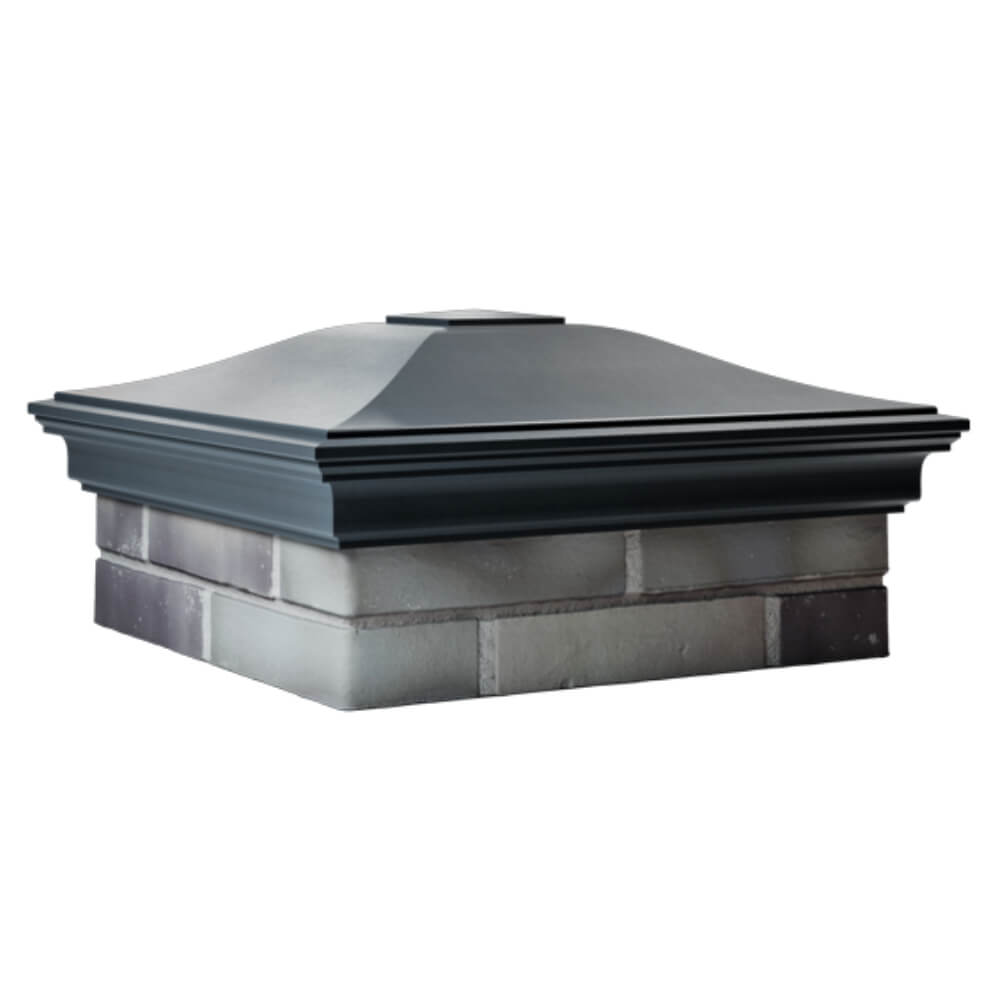 Колпак Zking Монблан Серый на столб 2х2 кирпича (515х515мм) в Минске фото