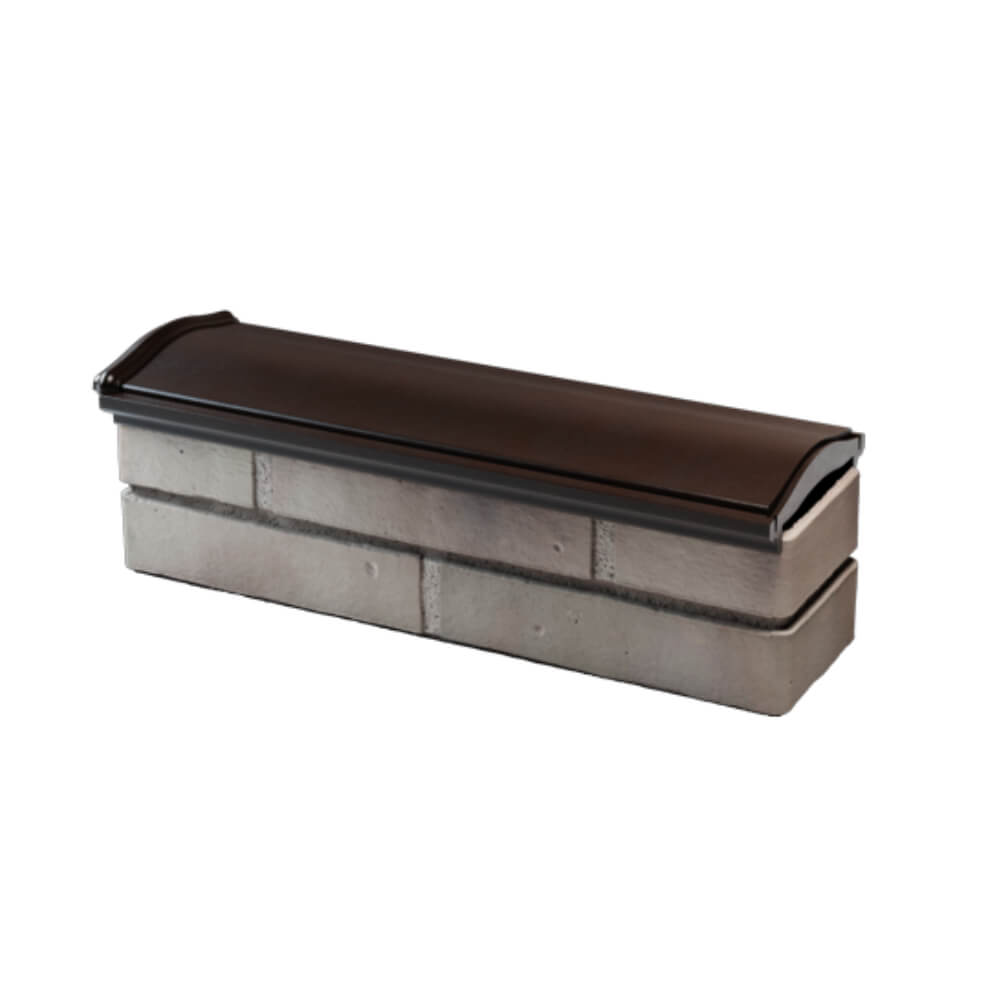 Парапет Zking Монблан Коричневый посадка на 0.5 кирпича (130мм) в Минске фото