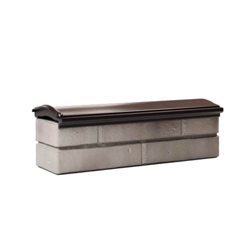 Парапет Zking Монблан Коричневый посадка на 0.5 кирпича (130мм) Минск фото