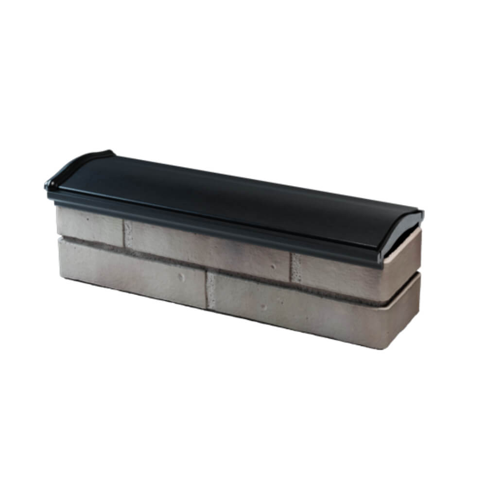 Парапет Zking Монблан Черный посадка на 0.5 кирпича (130мм) в Минске фото