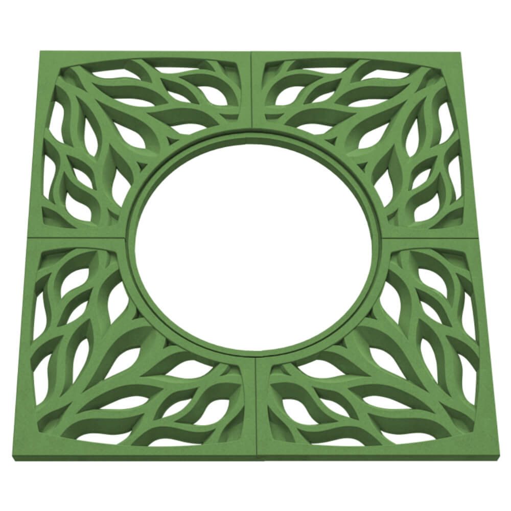 Приствольная решетка для дерева ZKING CRUST 1.2х1.2м Зеленая в Минске фото