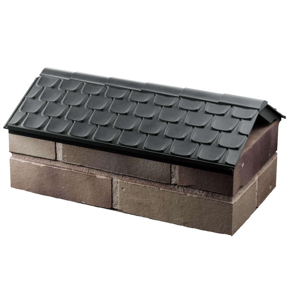 Парапет Zking Эльбрус Серый с посадкой на 1 кирпич (255мм) в Минске фото