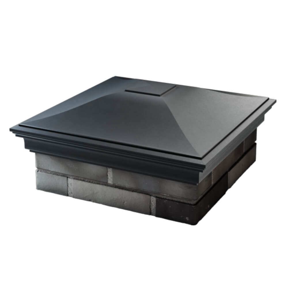 Колпак Zking Монблан Серый на столб 2х2 кирпича (515х515мм) в Минске фото