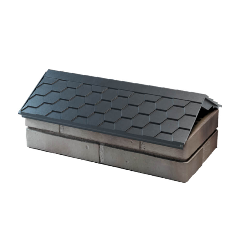 Парапет Zking Эверест Серый с посадкой на 1 кирпич (200/225/255мм) в Минске фото