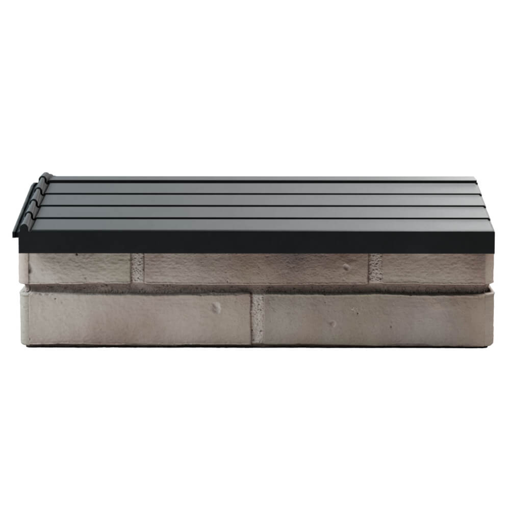 Парапет Zking Бона ХайТек Серый с посадкой на 1 кирпич (200/225/255мм) в Минске фото