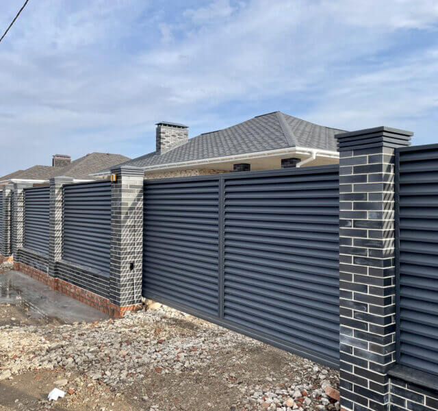 Колпак Zking Бона ХайТек Серый на столб 1.5х1.5 кирпича (385х385мм) в Минске фото