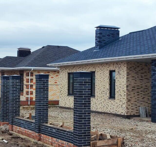 Колпак Zking Бона ХайТек Серый на столб 1.5х1.5 кирпича (385х385мм) в Минске фото