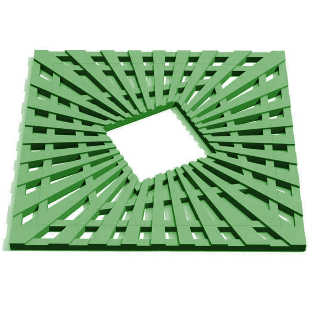 Приствольная решетка для дерева ZKING ATMOSPHERE 1.2х1.2м Зеленая Минск фото