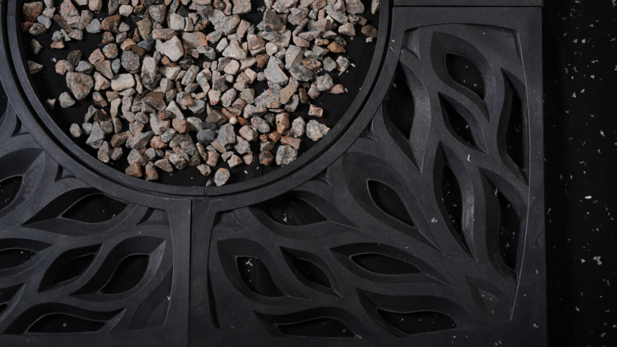 Приствольная решетка для дерева ZKING CRUST 1.2х1.2м Черная в Минске фото