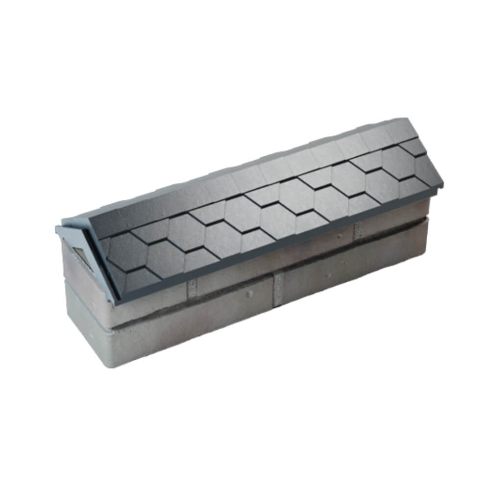 Парапет Zking Эверест Серый с посадкой на 0.5 кирпича (130мм) в Минске фото